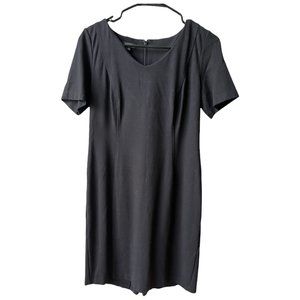 Talbots Black Dress Rayon Nylon Spandex